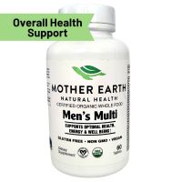 Mother Earth's Organic Whole Food Men's Multi Vitamin Tablets